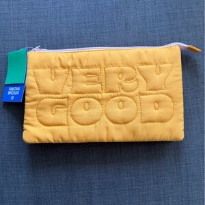 Tabitha Brown Yellow Quilted Pouch